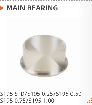 Product specifications — Main Bearing · S195 STD