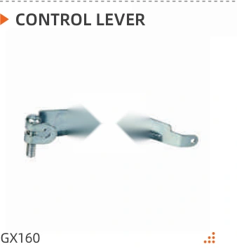Product specifications — Control Lever · GX160