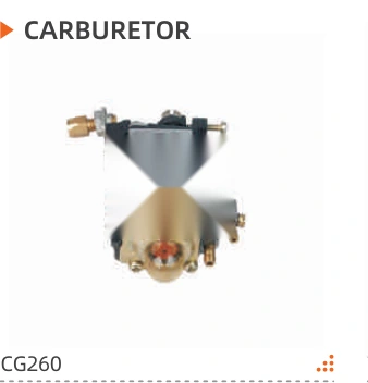 Product specifications — Carburetor · CG260