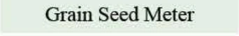 Product specifications — Grain Seed Meter
