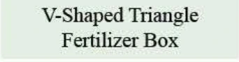 Product specifications — V-Shaped Triangle Fertilizer Box