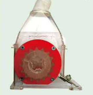 Small Transparent Double- Hopper Seed Box