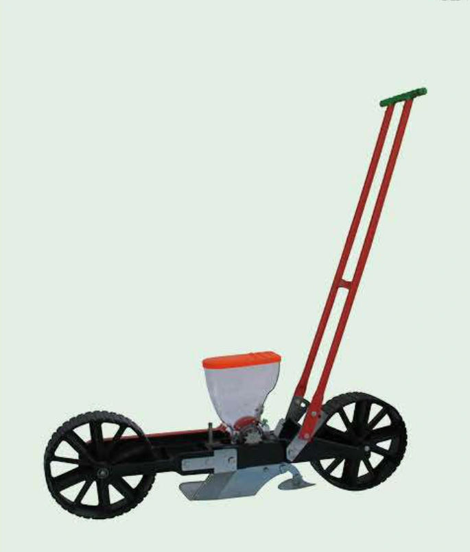 Hand-Pushed Single-Row Gear-Drive Seeder