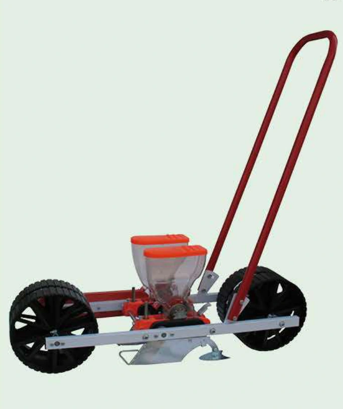 Hand-Pushed Double-Row Seeder