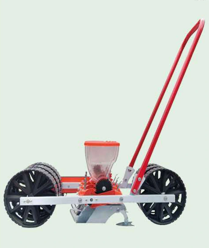 Hand-Pushed Triple-Row Seeder